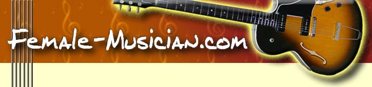 logo for female-musician.com